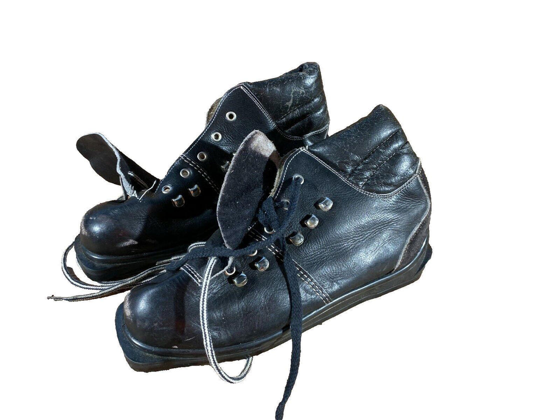Vintage Alpine Ski Boots EU42 US8.5 UK8 Mondo 263 Retro Cable Binding KL87