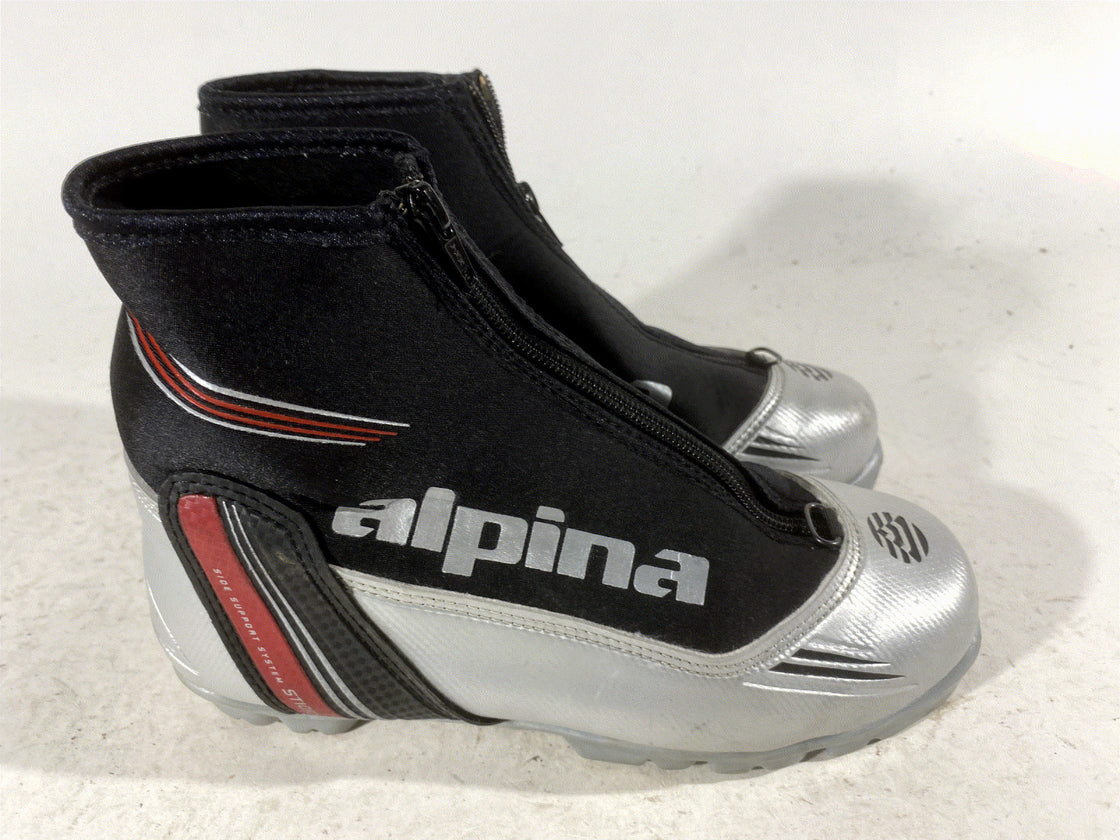 Alpina ST10 Nordic Cross Country Classic Ski Boots Size EU37 US5 for NNN 462