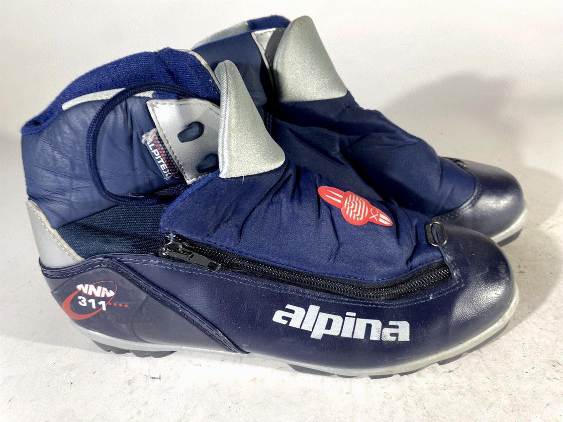 Alpina 311 Classic Nordic Cross Country Ski Boots Size EU42 US9 for NNN