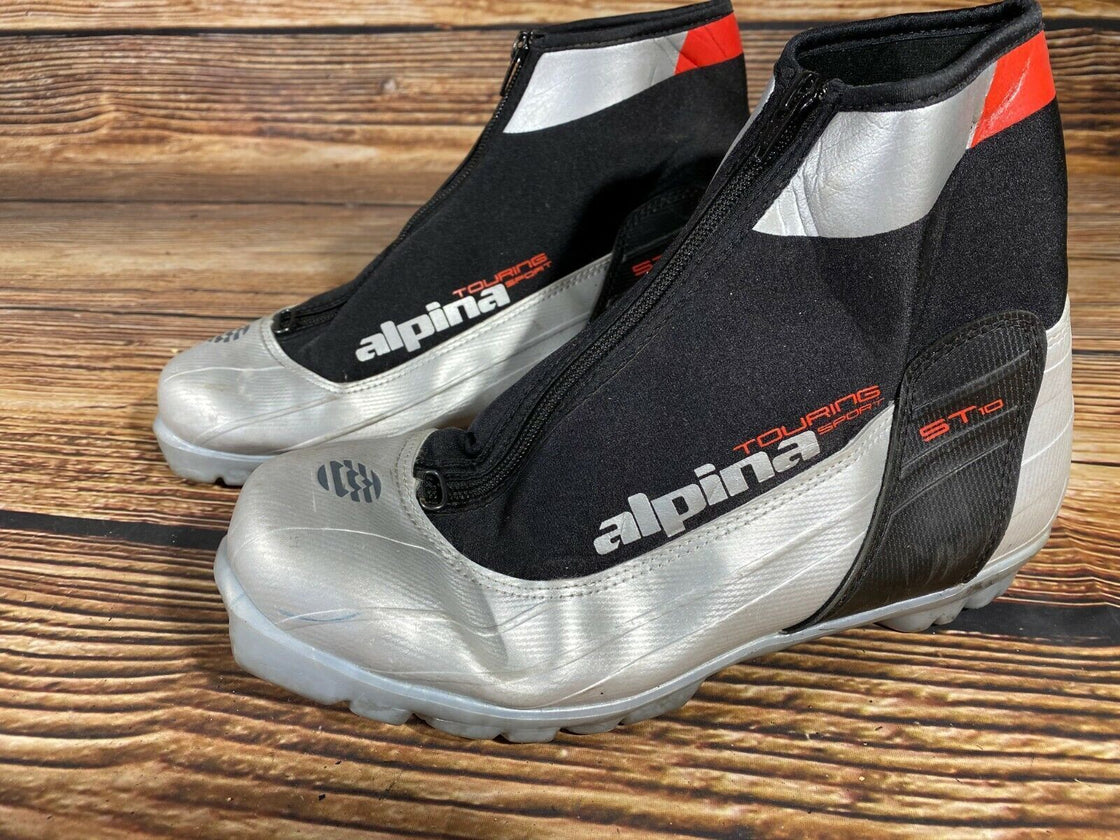 Alpina ST10 Cross Country Ski Boots Classic Size EU43 US9.5 NNN Rottefella 580