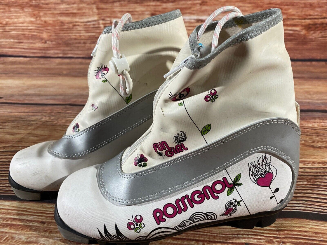 Rossignol Kids Nordic Cross Country Ski Boots Size EU34 US3 NNN O223