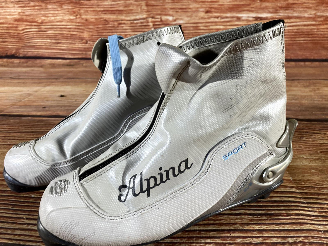 Alpina SCL Eve Nordic Cross Country Ski Boots Size EU38 US6 for NNN 892