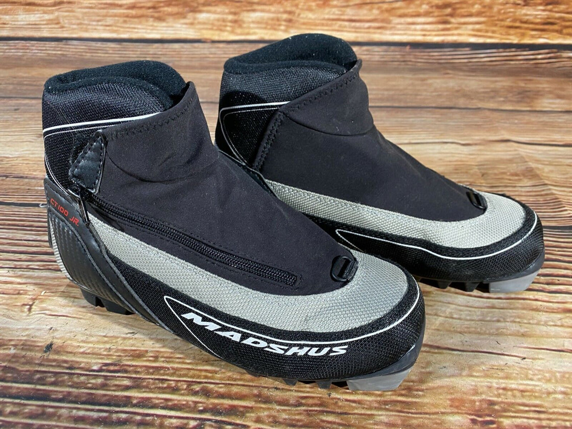 Madshus CT100 JR Kids Cross Country Ski Boots Size EU33 US1.5 NNN bindings