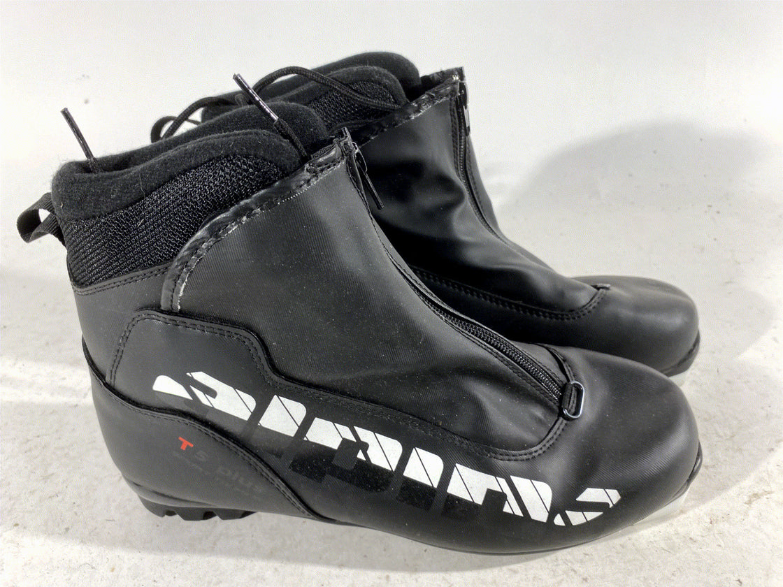 Alpina T5plus Touring Nordic Cross Country Ski Boots Size EU42 US9 NNN 368