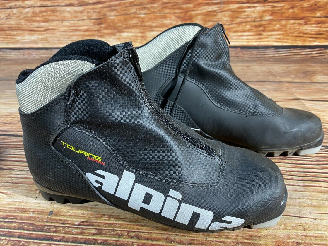 Alpina Touring Nordic Cross Country Ski Boots Size EU40 US7.5 for NNN bindings