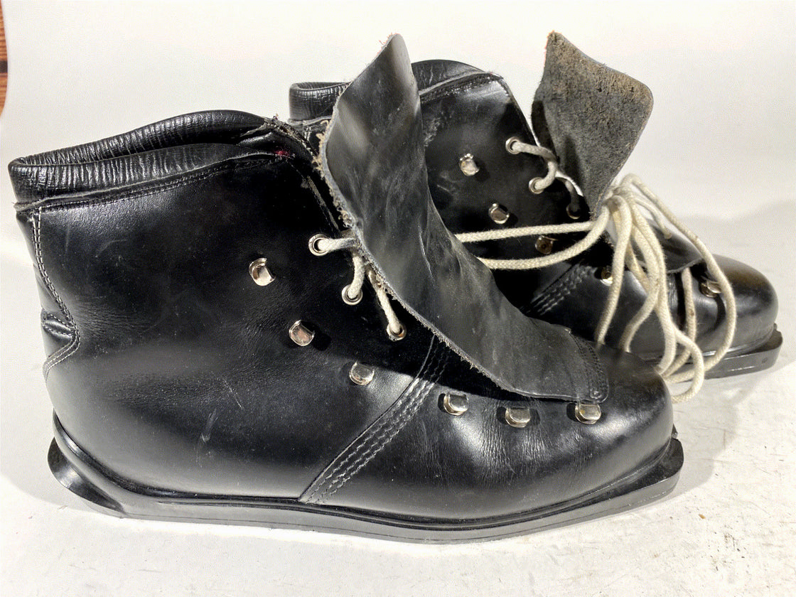 Vintage West Germany maCross Country Ski Boots Kandahar Old Cable EU45 US11.5