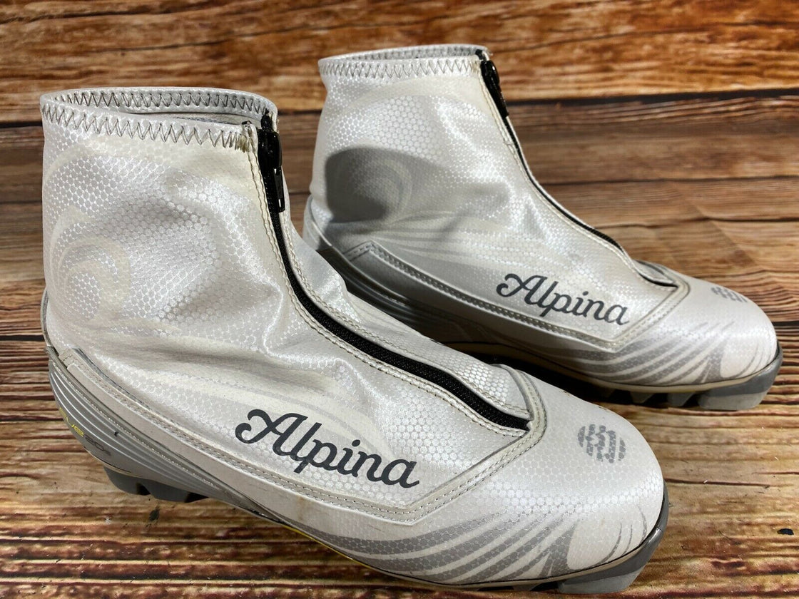 Alpina EVE20S Nordic Cross Country Ski Boots Size EU38 US6 NNN 704