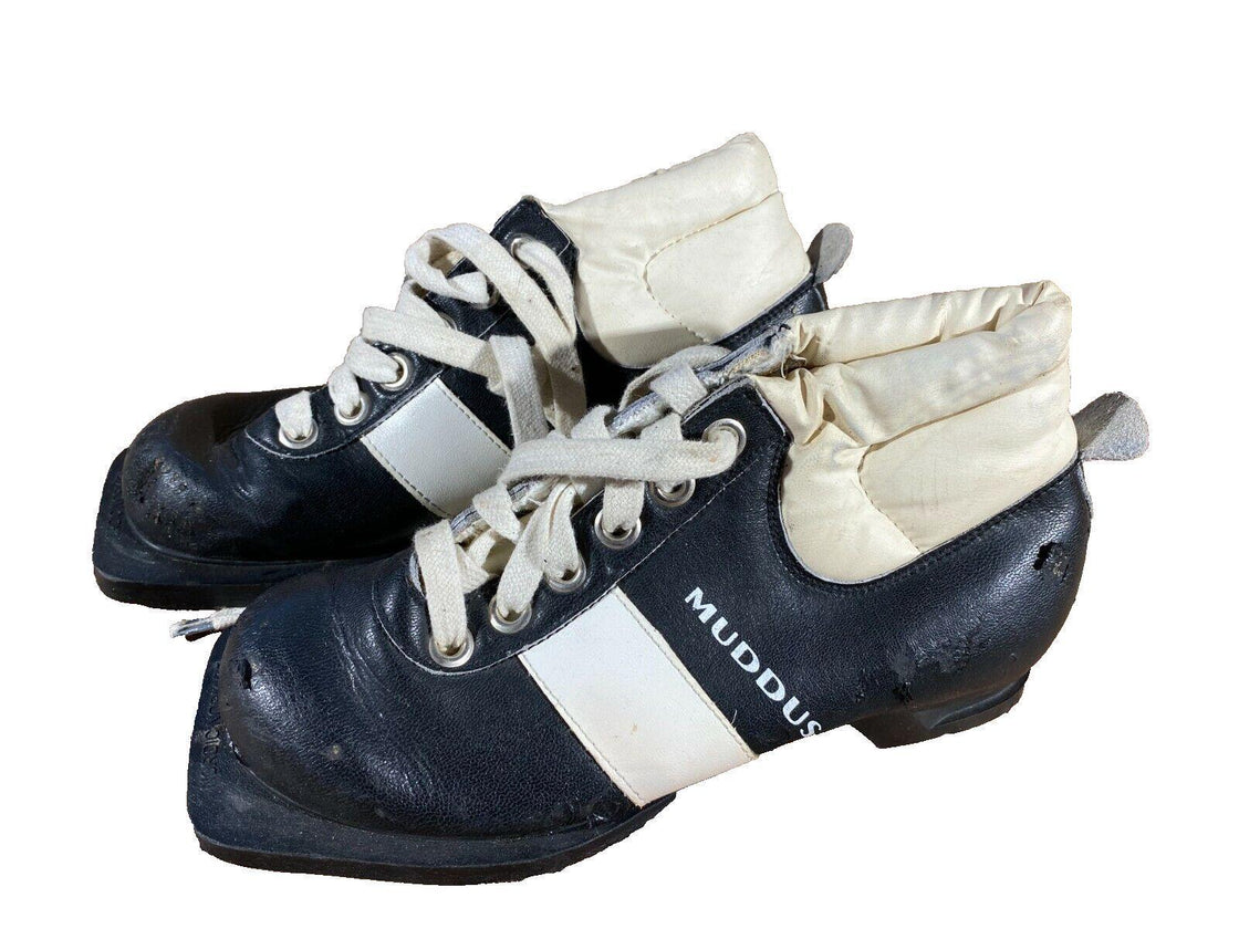 MUDDUS Vintage Nordic Cross Country Ski Boots EU37 US5 for NN 75mm 3pin