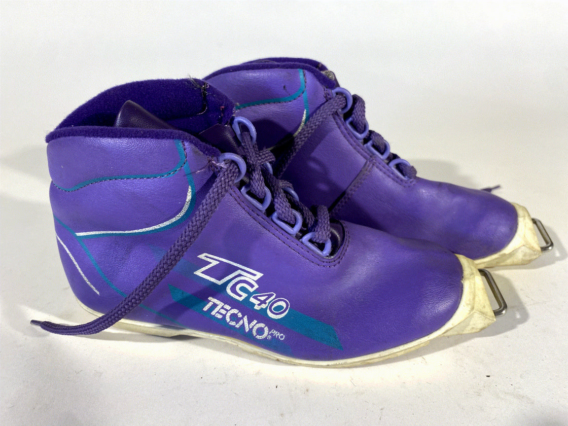TECNO TC40 Cross Country Ski Boots Size EU33 US1.5 for SNS Old Bindings