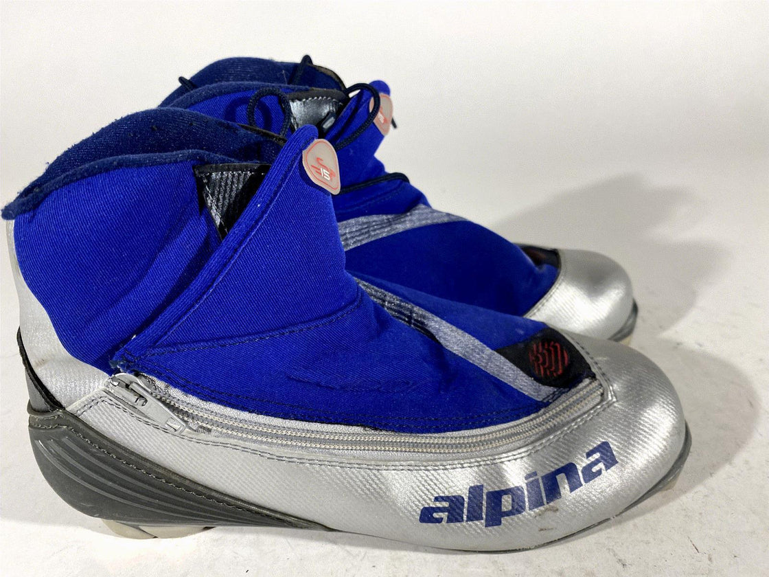 Alpina SP15 Nordic Cross Country Ski Boots Size EU42 US9 for NNN