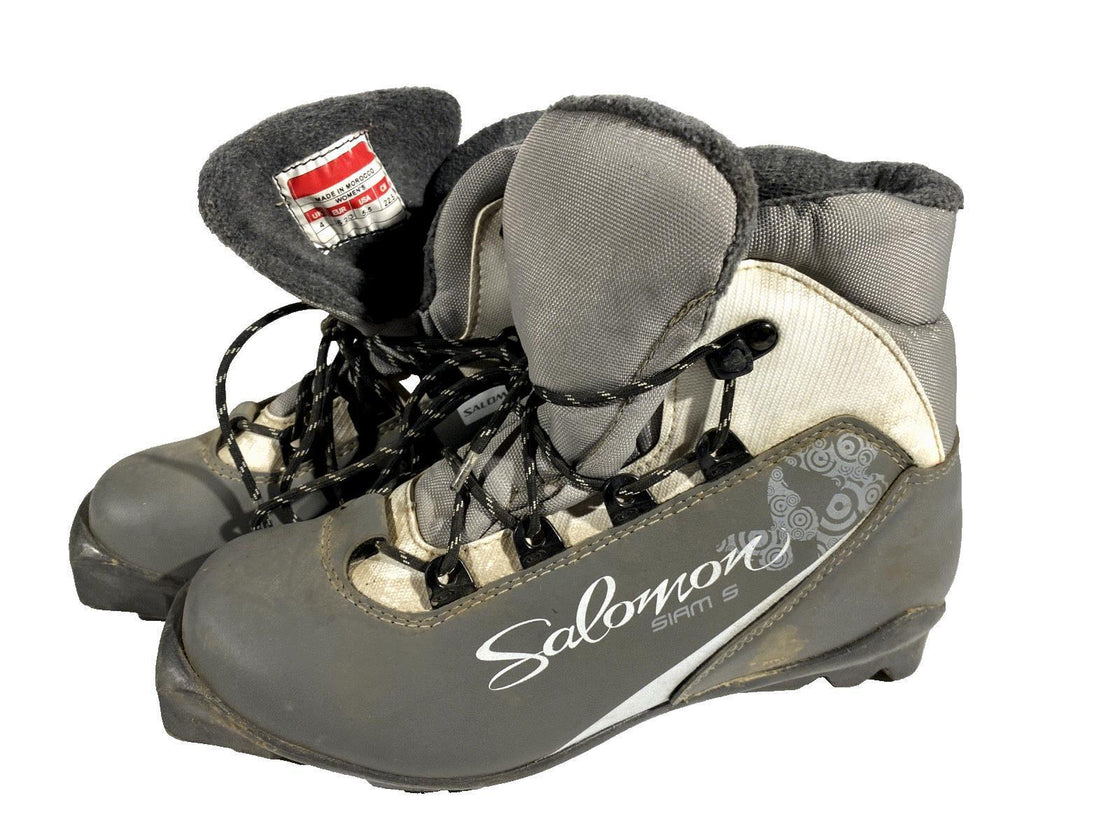 Salomon Siam 5 Nordic Cross Country Ski Boots Size EU36 2/3 US5.5 for SNS Profil