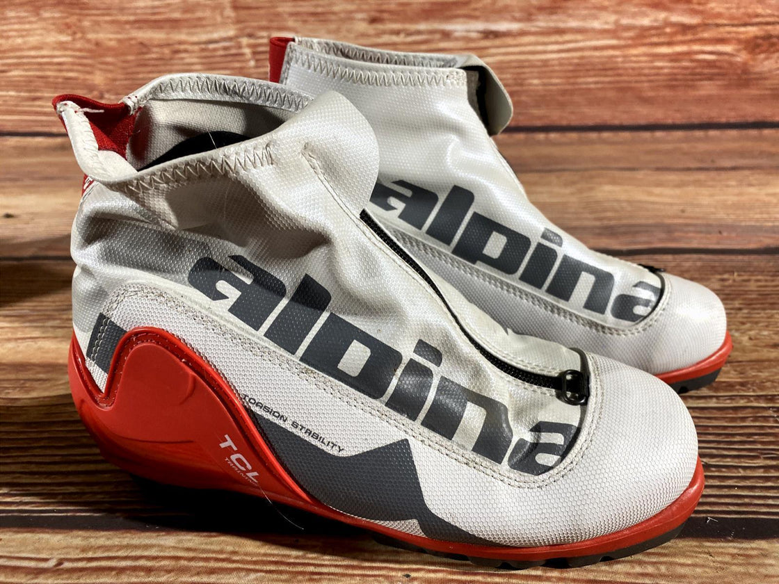 Alpina TCL Nordic Cross Country Ski Boots Size EU38 US6 for NNN 662