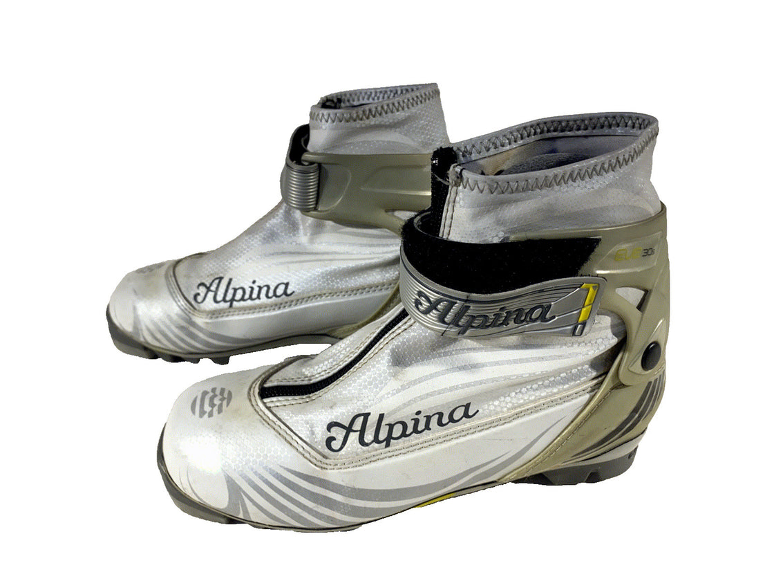 Alpina EVE 30 Nordic Cross Country Ski Boots Size EU37 US5.5 NNN bindings 507