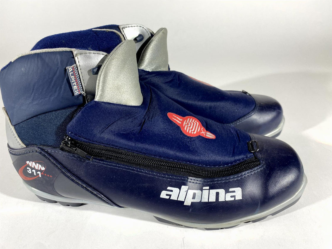Alpina 311 Nordic Cross Country Ski Boots Size EU46 for NNN bindings