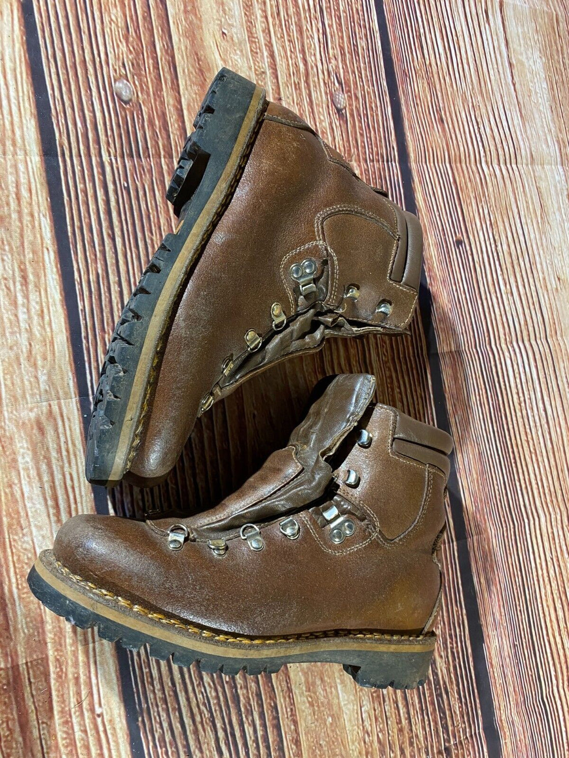 Hiking Boots Trekking Trails Leather Shoes Unisex Size EU44, US10, UK9