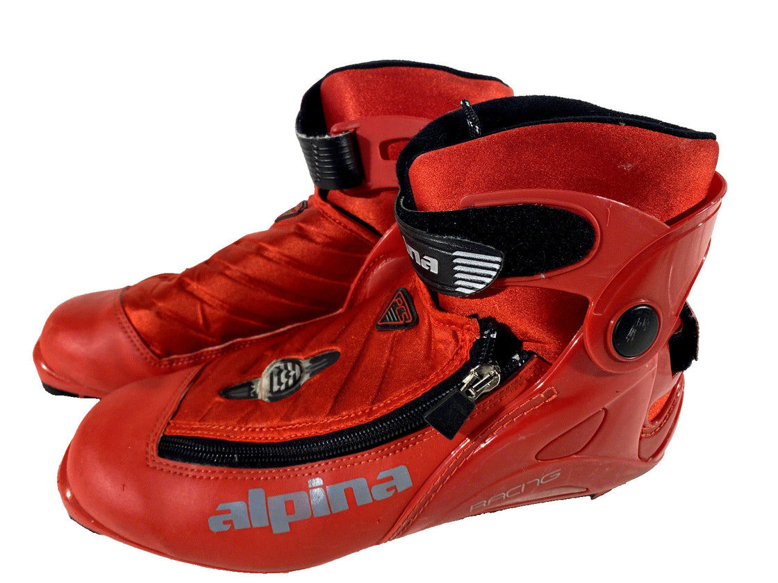 Alpina PCS Racing Classic Nordic Cross Country Ski Boots Size EU42 US9 NNN 207