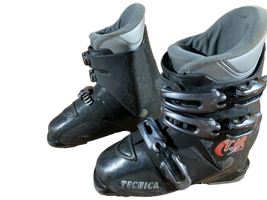 TECNICA Alpine Ski Boots Kids Size Mondo 212 mm, Outer Sole 253 mm DH66