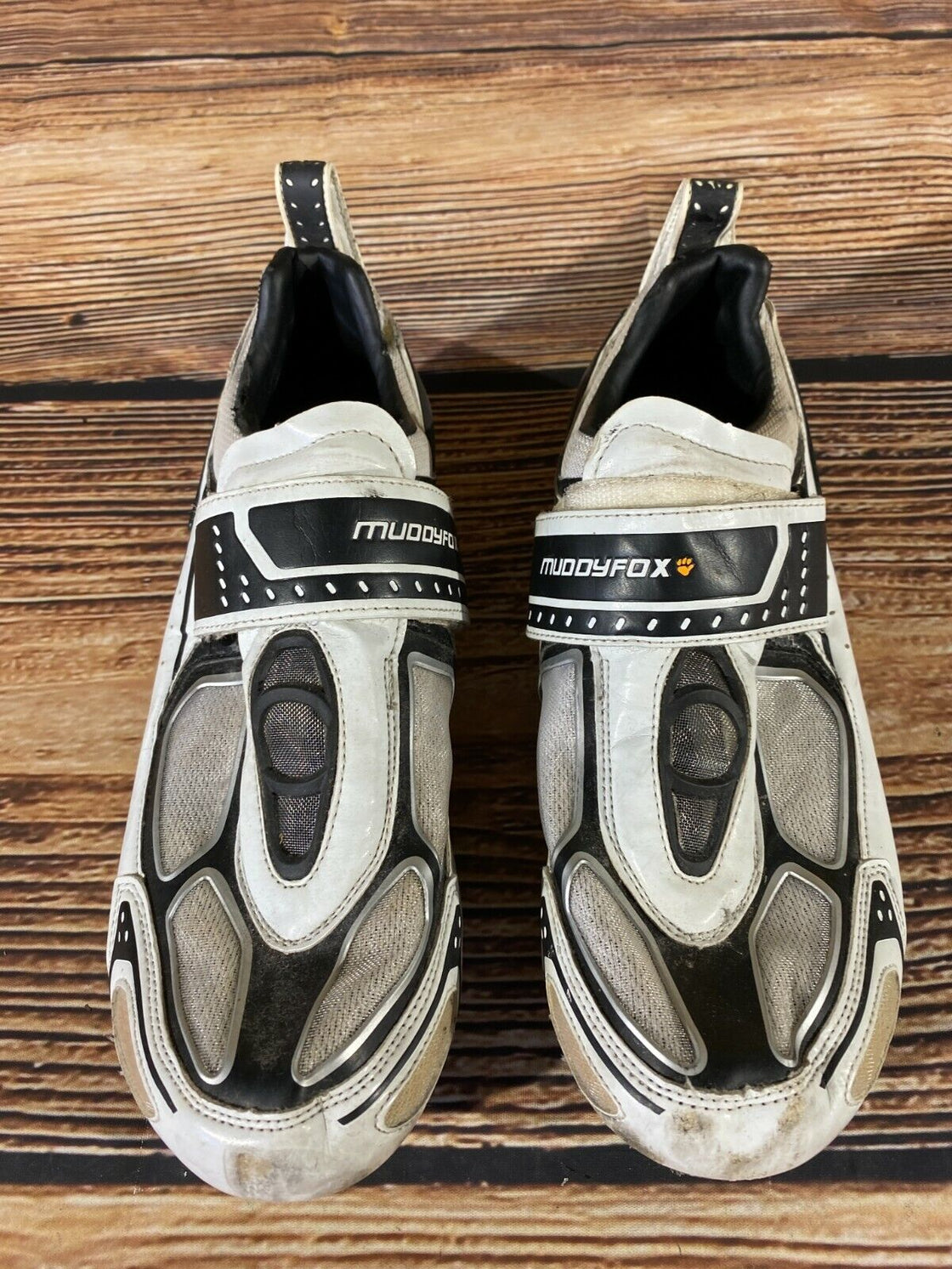 MUDDY Fox Triathlon Shoes Road Cycling Shoes Biking Size EU44, US10.5, Mondo 280
