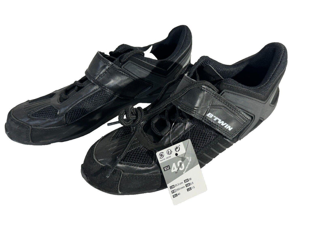BTWIN Cycling MTB Shoes Carbon Bike Boots EU40 US7.5 Mondo 262 cs175