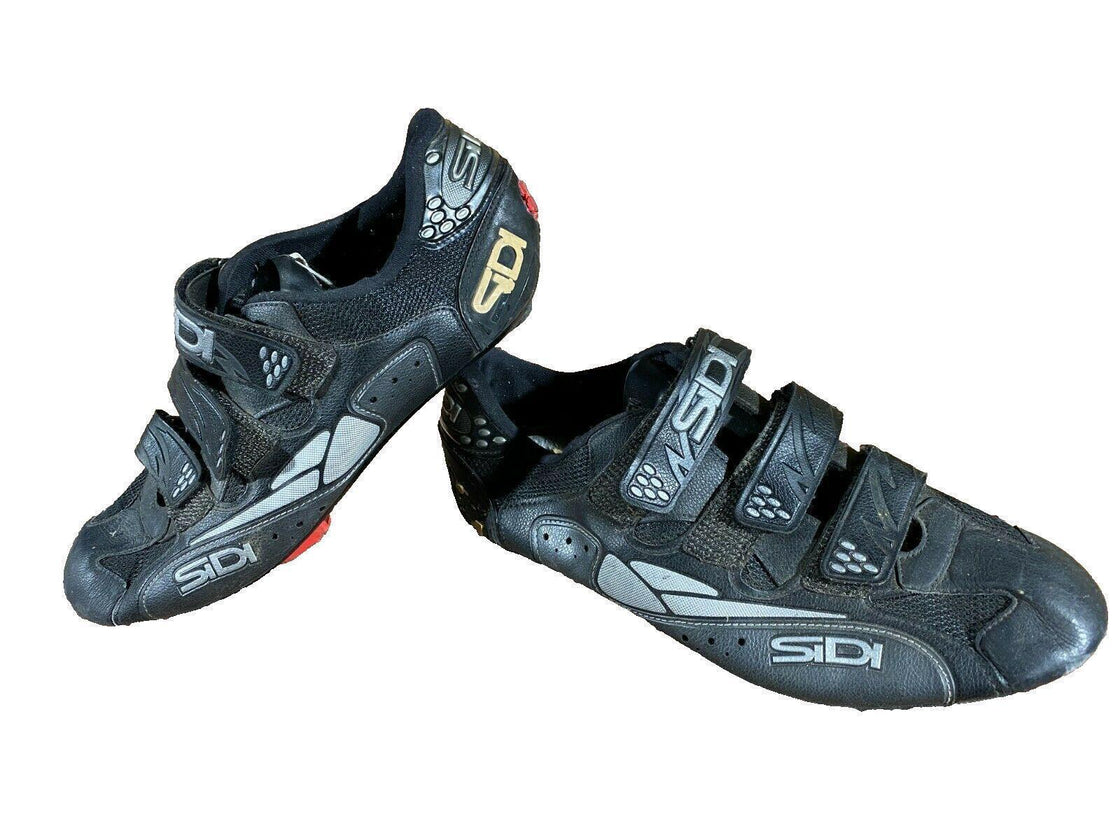 SIDI Vintage Road Cycling Shoes Clipless Biking Boots Size EU46 US10.5 +Cleats