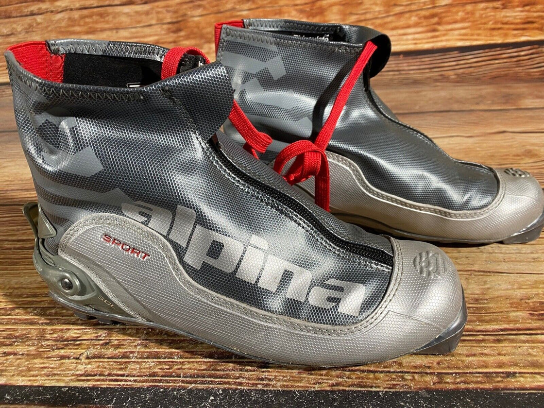 Alpina SCL Nordic Cross Country Ski Boots Size EU40 US7.5 for NNN 733