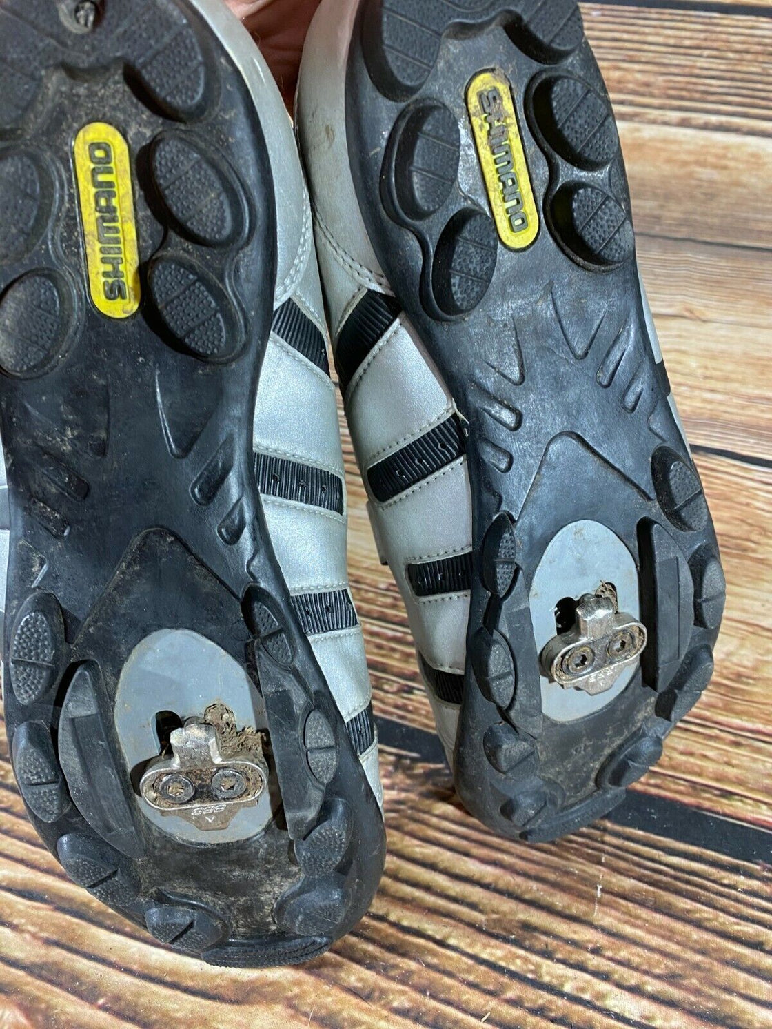 SHIMANO M120S Cycling MTB Shoes Mountain Biking Boots Size EU 45 with SPD Cleats