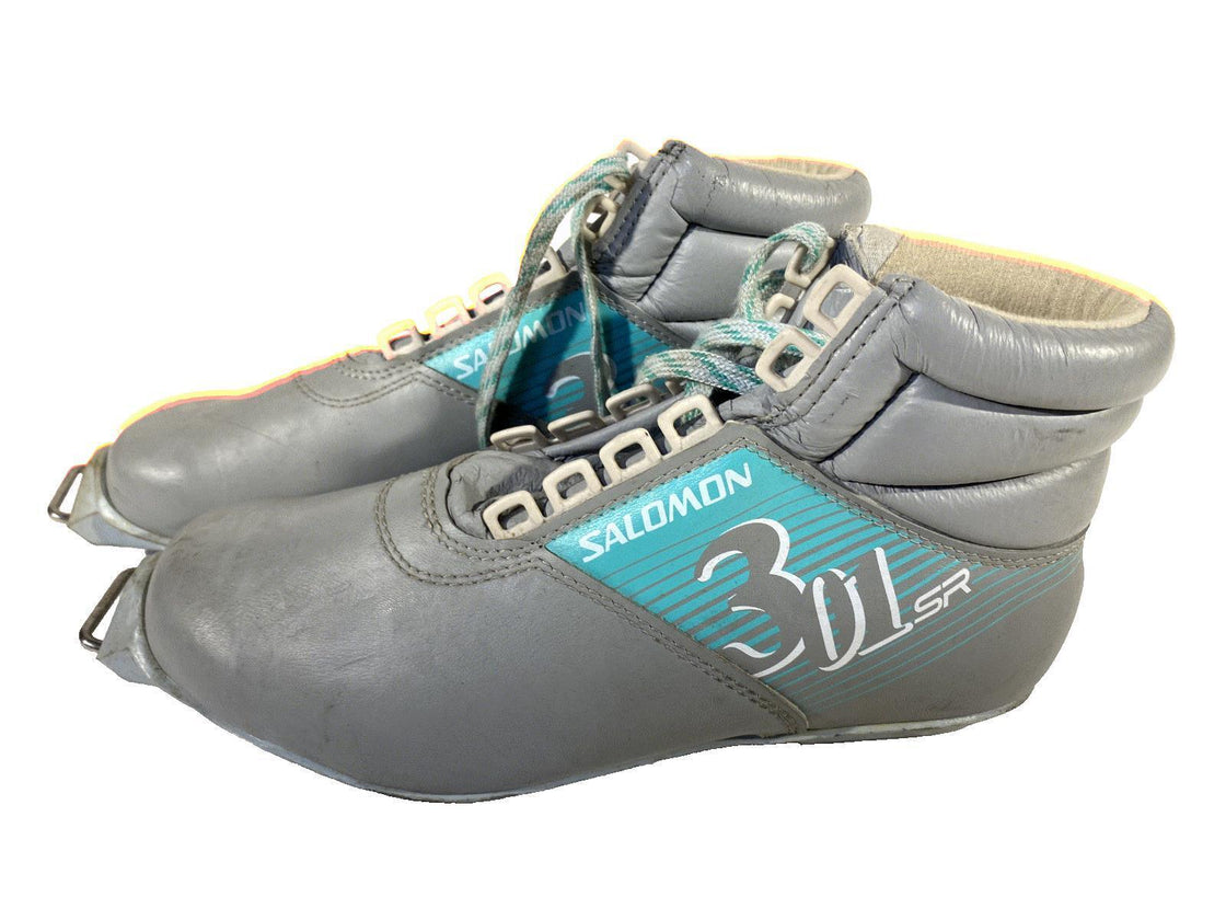 SALOMON SR301 Nordic Cross Country Ski Boots Size EU42 US8.5 SNS Old Profile 137
