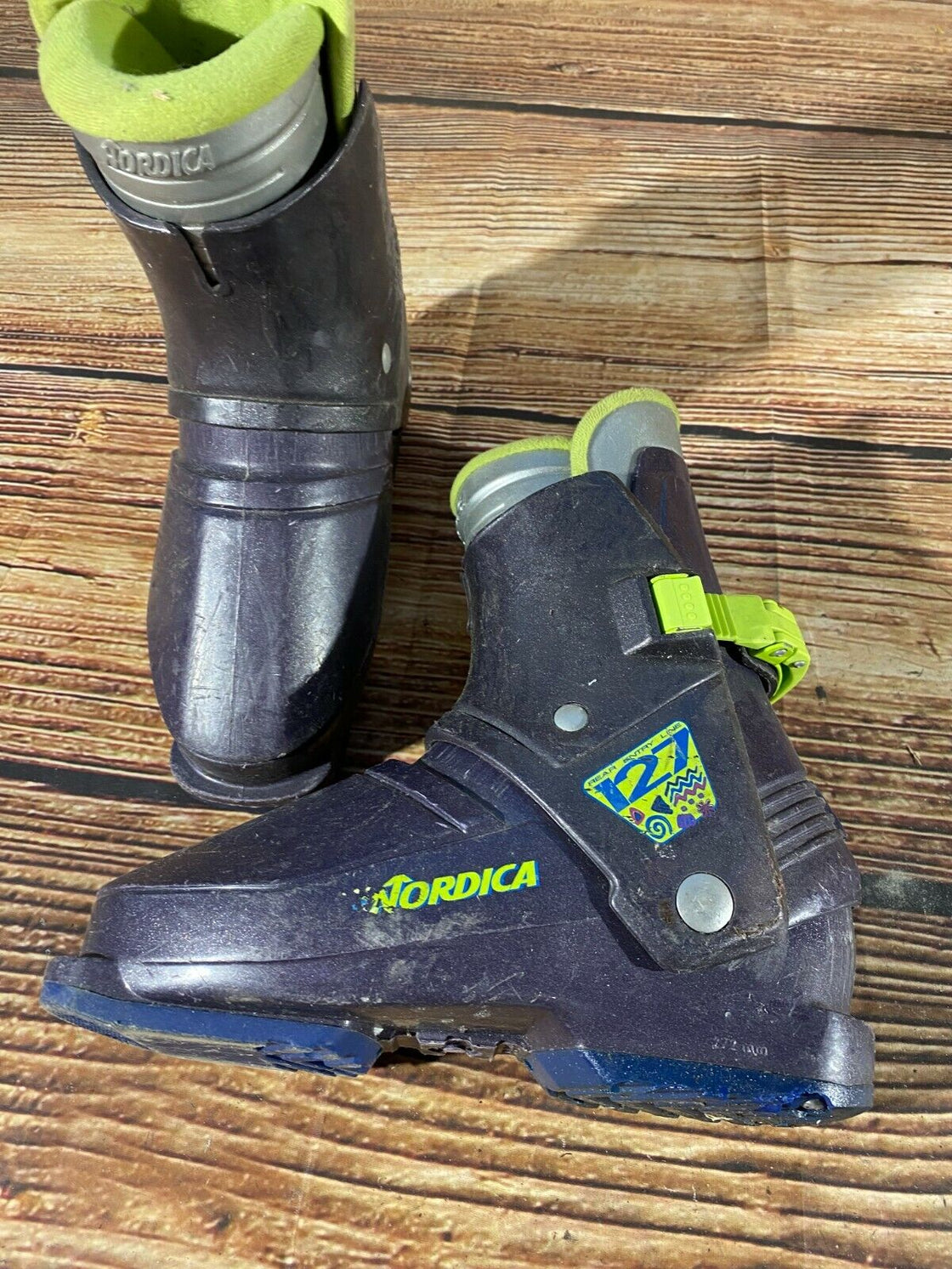 NORDICA Vintage Alpine Ski Boots Size Mondo 230 - 235 mm, Outer Sole 272 mm