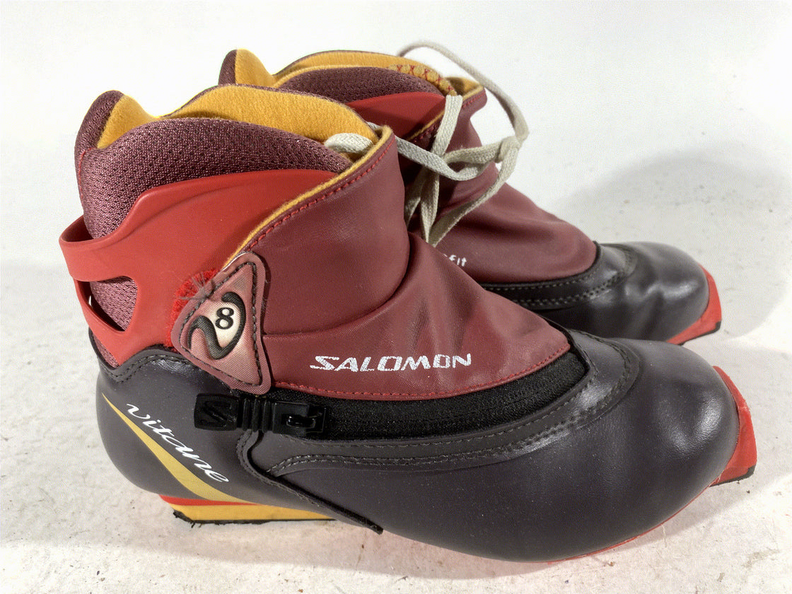 Salomon Classic Nordic Cross Country Ski Boots Size EU38 US6.5 SNS Profil 470