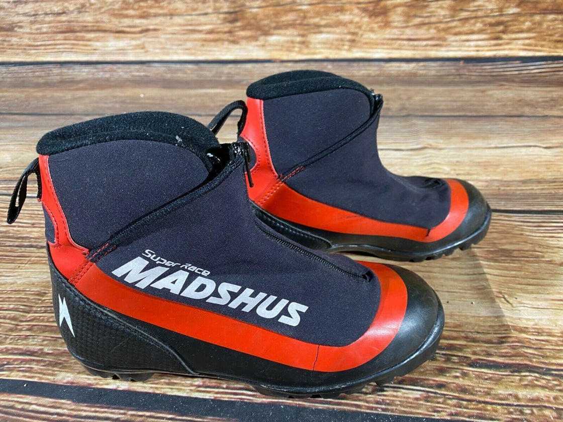 Madshus Super Race Nordic Cross Country Ski Boots Size EU34 for NNN bindings