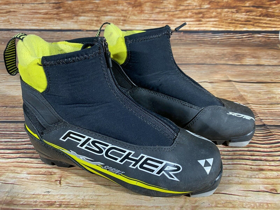 FISCHER XJ Sprint Cross Country Ski Boots Size EU37 US5 NNN bindings