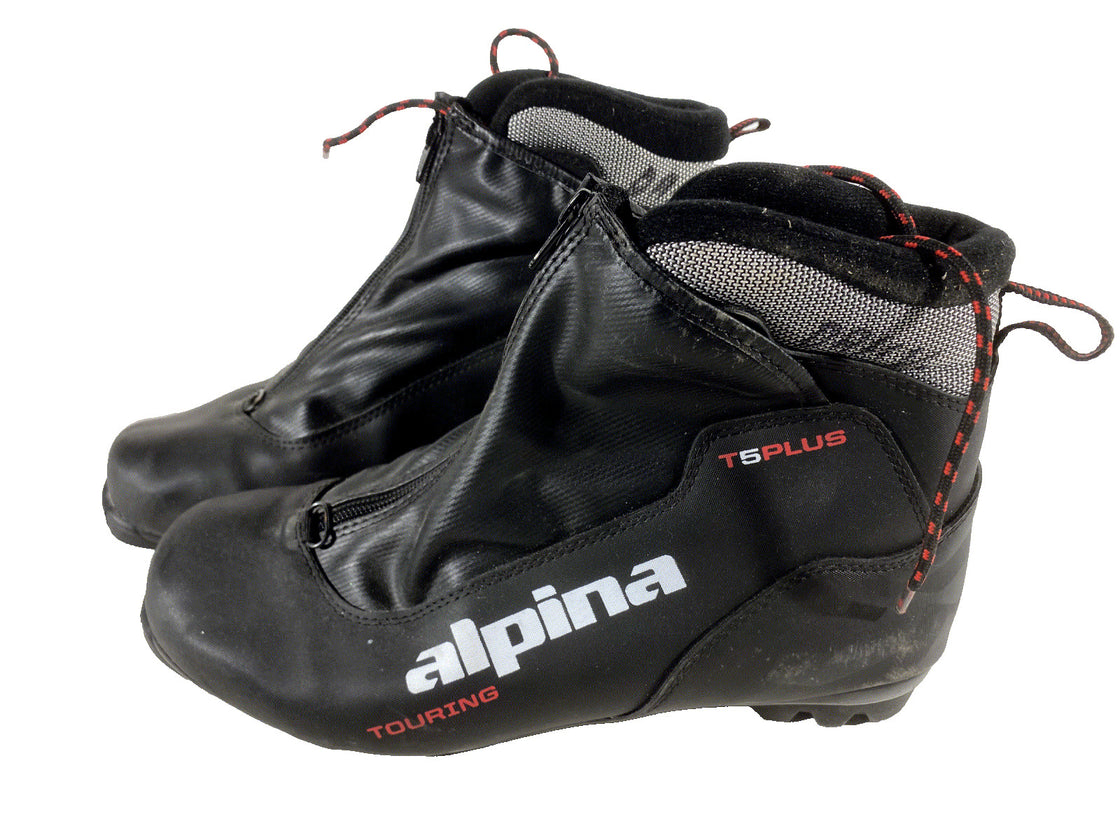 Alpina T5Plus Nordic Cross Country Ski Boots Size EU44 US10.5 for NNN 429
