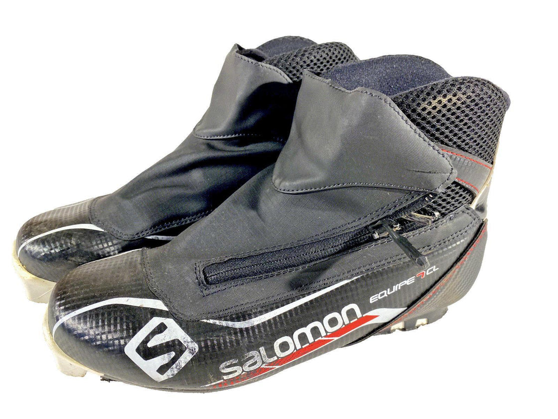 SALOMON Equipe 7 Nordic Cross Country Ski Boots Size EU38 2/3 US6 SNS Pilot