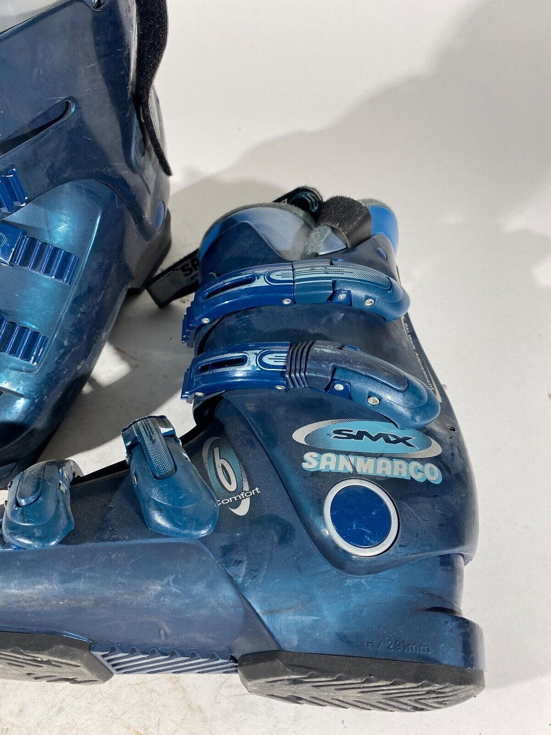 SAN MARCO Alpine Ski Boots Downhill Size Mondo 250 mm, Outer Sole 291 mm DH172