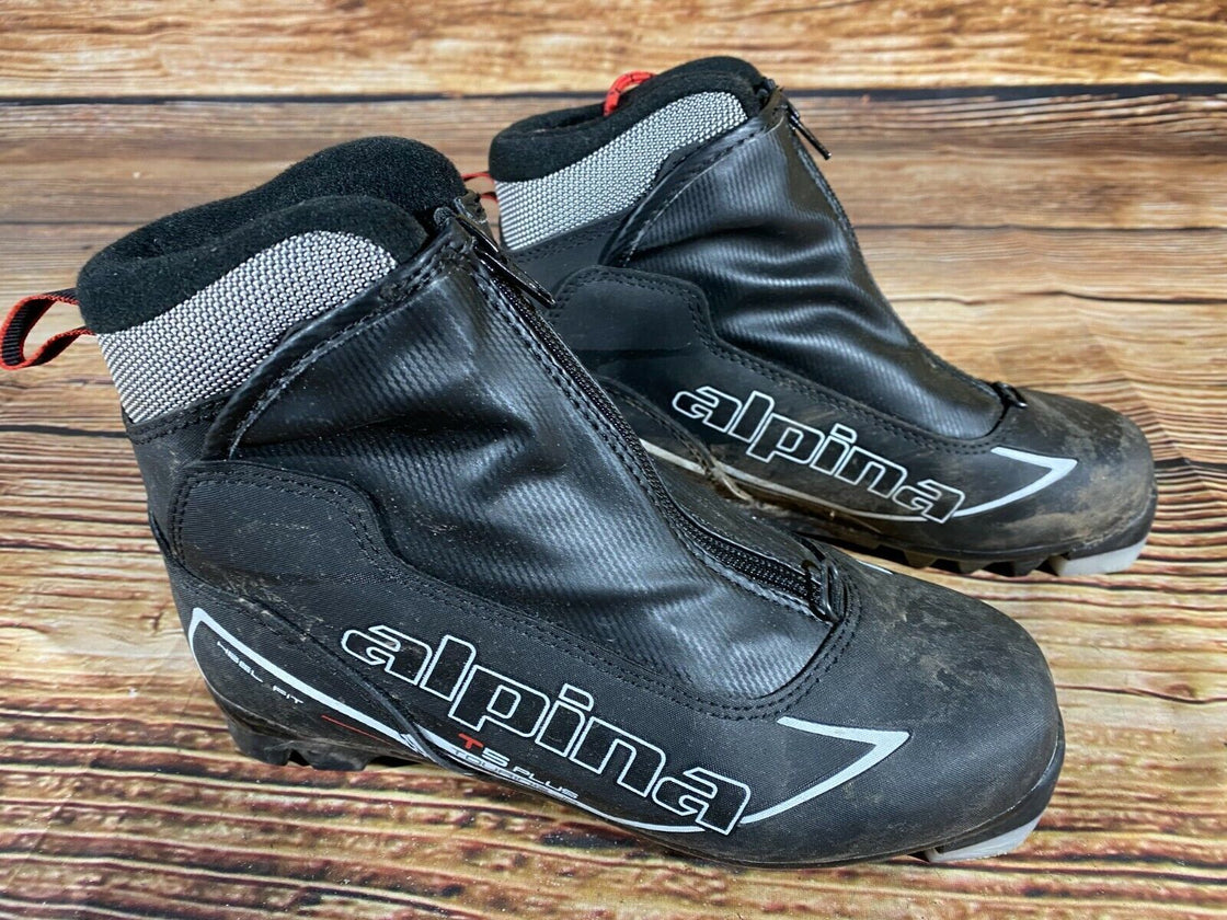Alpina T5 Touring Nordic Cross Country Ski Boots Size EU36 US4.5 NNN bindings