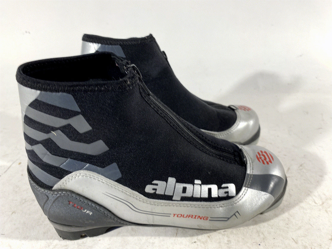 Alpina T10 jr Nordic Cross Country Classic Ski Boots Size EU36 US4.5 NNN 208