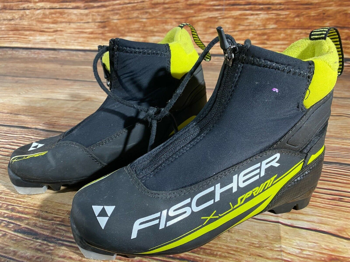 Fischer XJ Sprint Nordic Cross Country Ski Boots Size EU37 US5 NNN