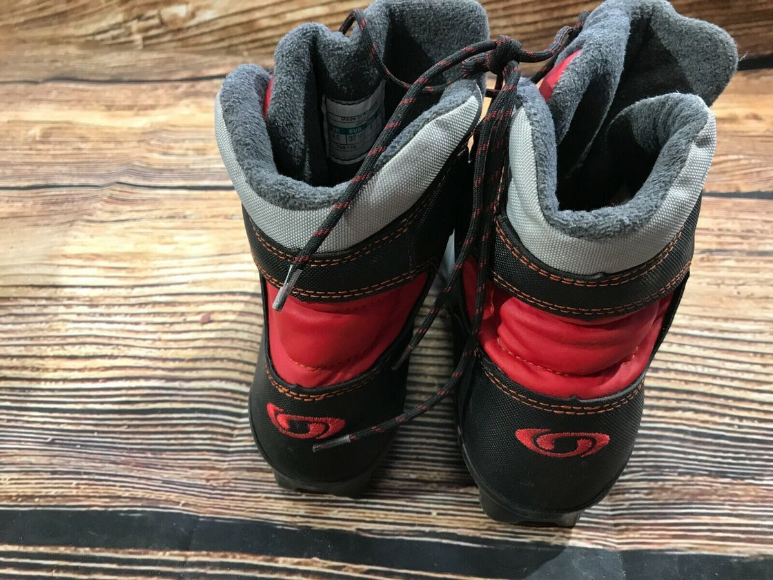 SALOMON Snowmonster Cross Country Ski Boots Size EU37 1/3 US6 SNS Profil