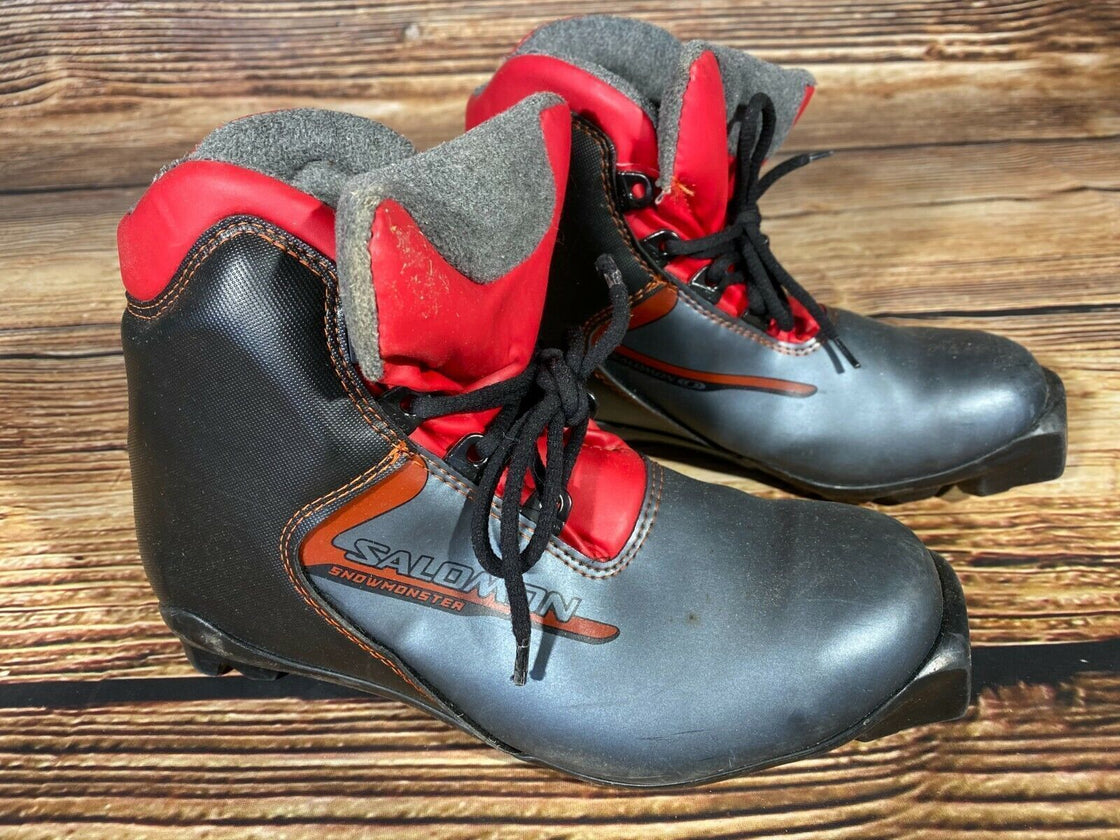 SALOMON Snowmonster Cross Country Ski Boots Size EU38 US5.5 SNS profil