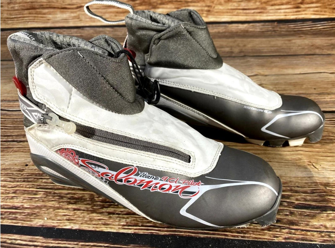 SALOMON Vitane 9CL Cross Country Ski Boots Size EU38 2/3 US7 SNS Pilot