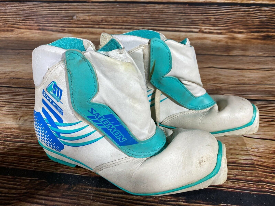 SALOMON 511 Nordic Cross Country Ski Boots Size EU38 US6 SNS profil
