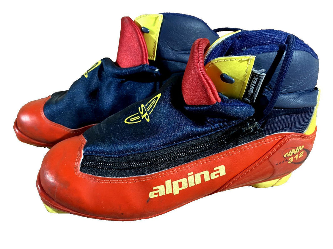 Alpina 312 Nordic Cross Country Ski Boots Size EU38 US6 for NNN