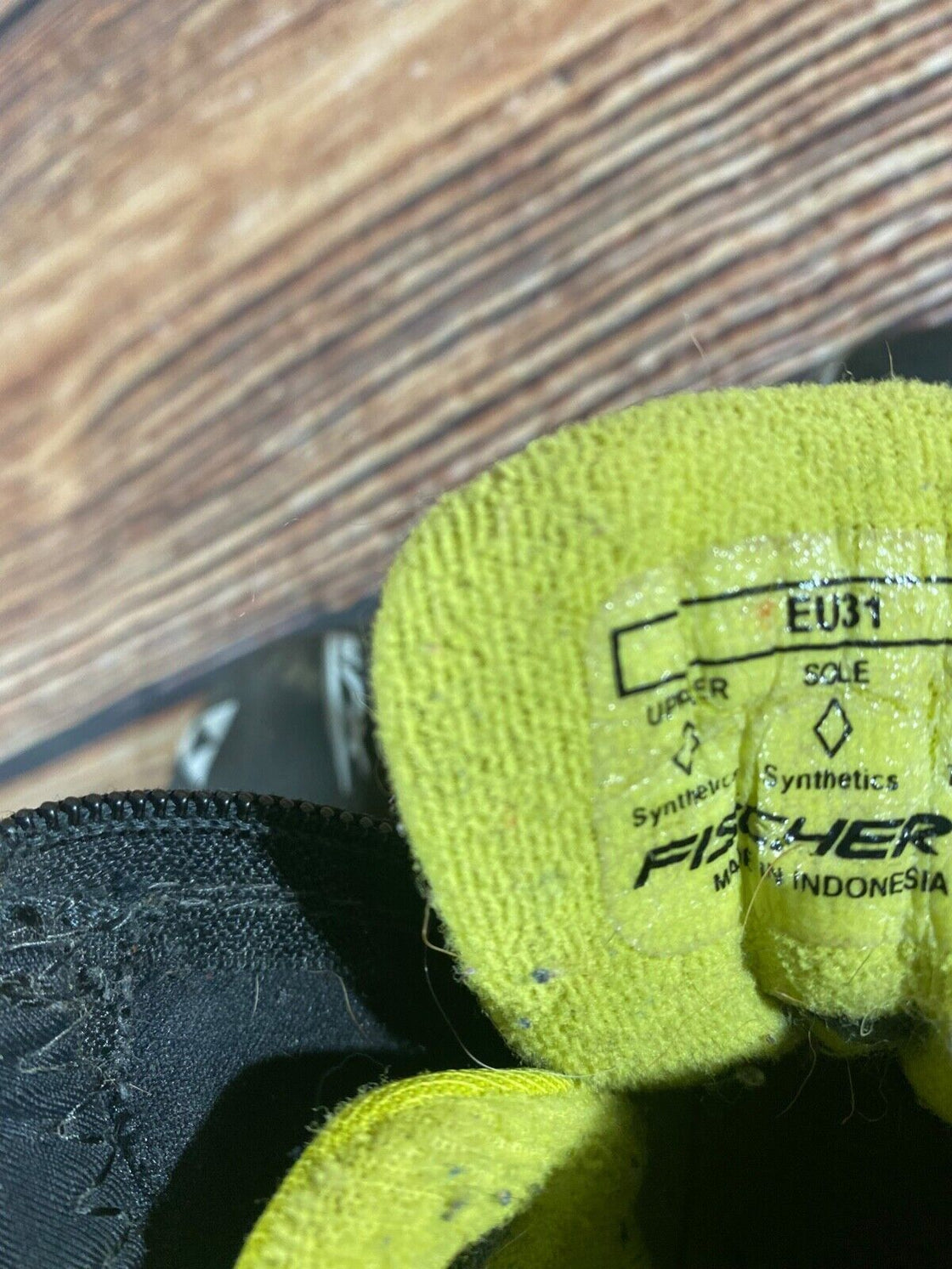 Fischer XJ Sprint Kids Cross Country Ski Boots Size EU31 US12.5 NNN F-485