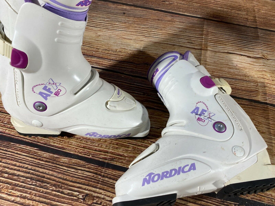 Nordica Vintage Alpine Ski Boots Size Mondo 250 mm, Outer Sole 290 mm DH46