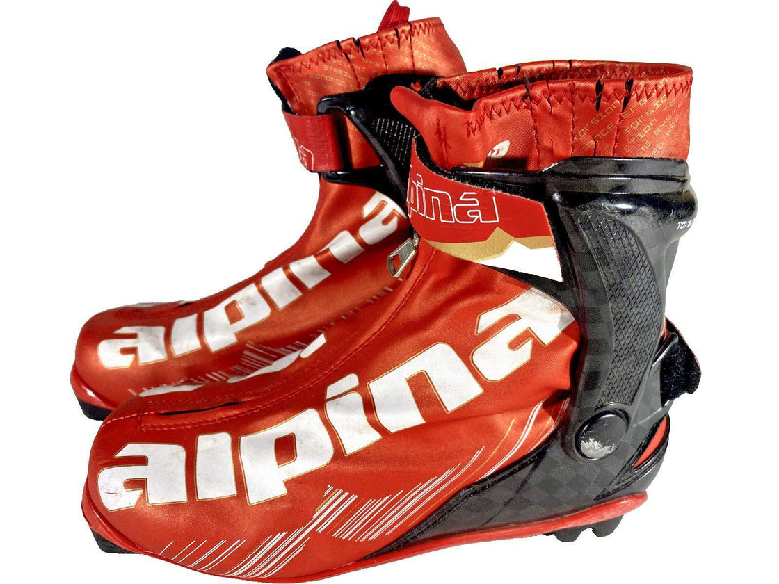 Alpina Elite Junior Pro Nordic Cross Country Ski Boots Size EU37 US5 for NNN