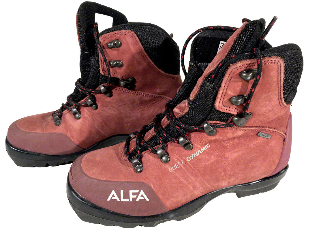 Alfa Quest Back Country Nordic Cross Country Ski Boots Size EU38 US6 NNN BC