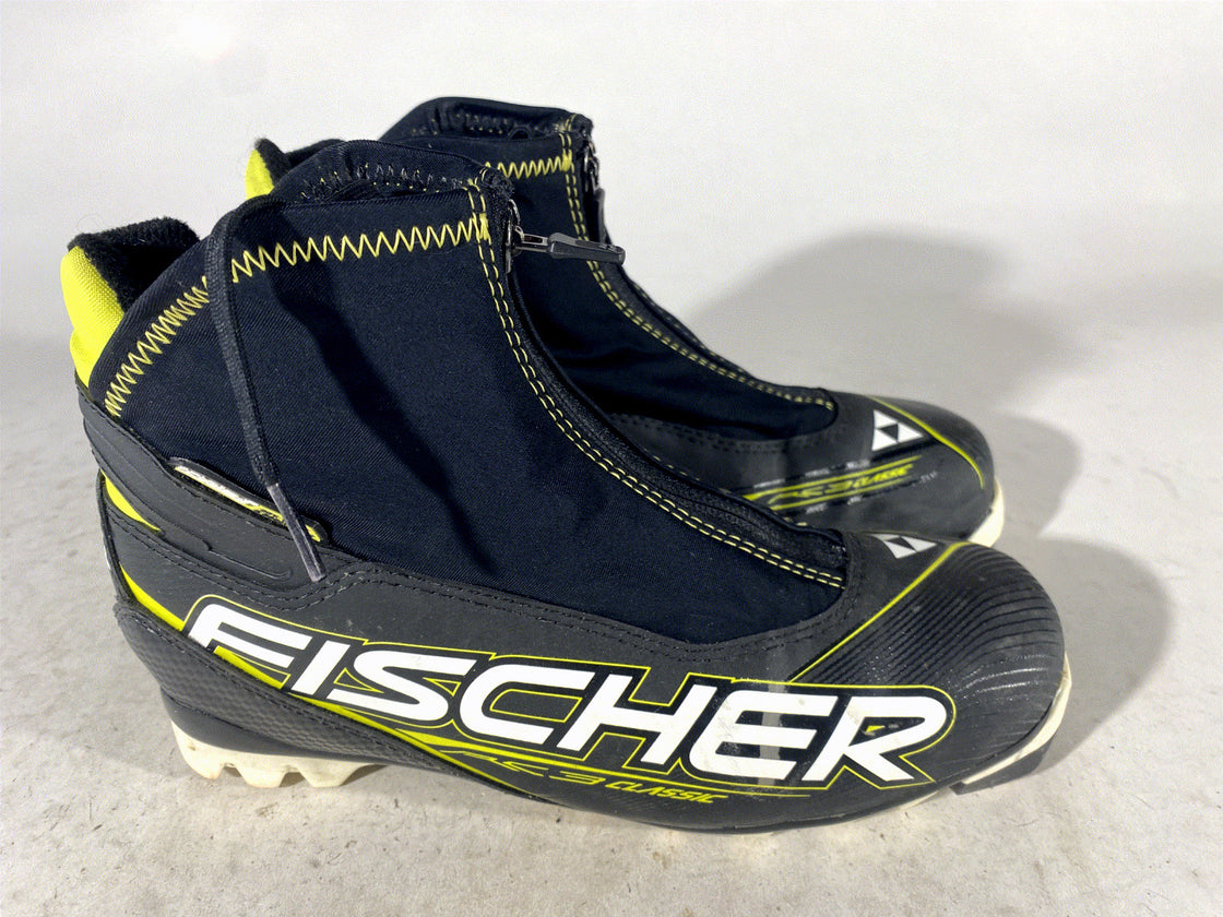 Fischer RC1 Classic Nordic Cross Country Ski Boots Size EU39 US7 NNN binding