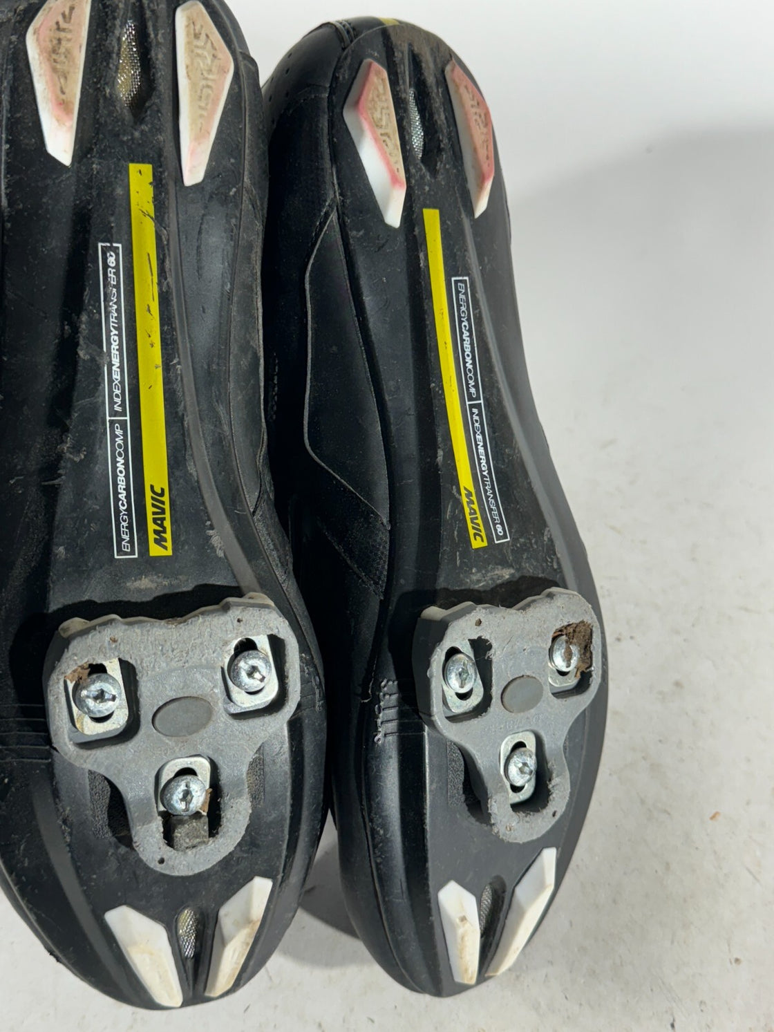 MAVIC Cosmic Road Cycling Shoes Boots 3 Bolts EU44 2/3 US10.5 Mondo 285 cs487