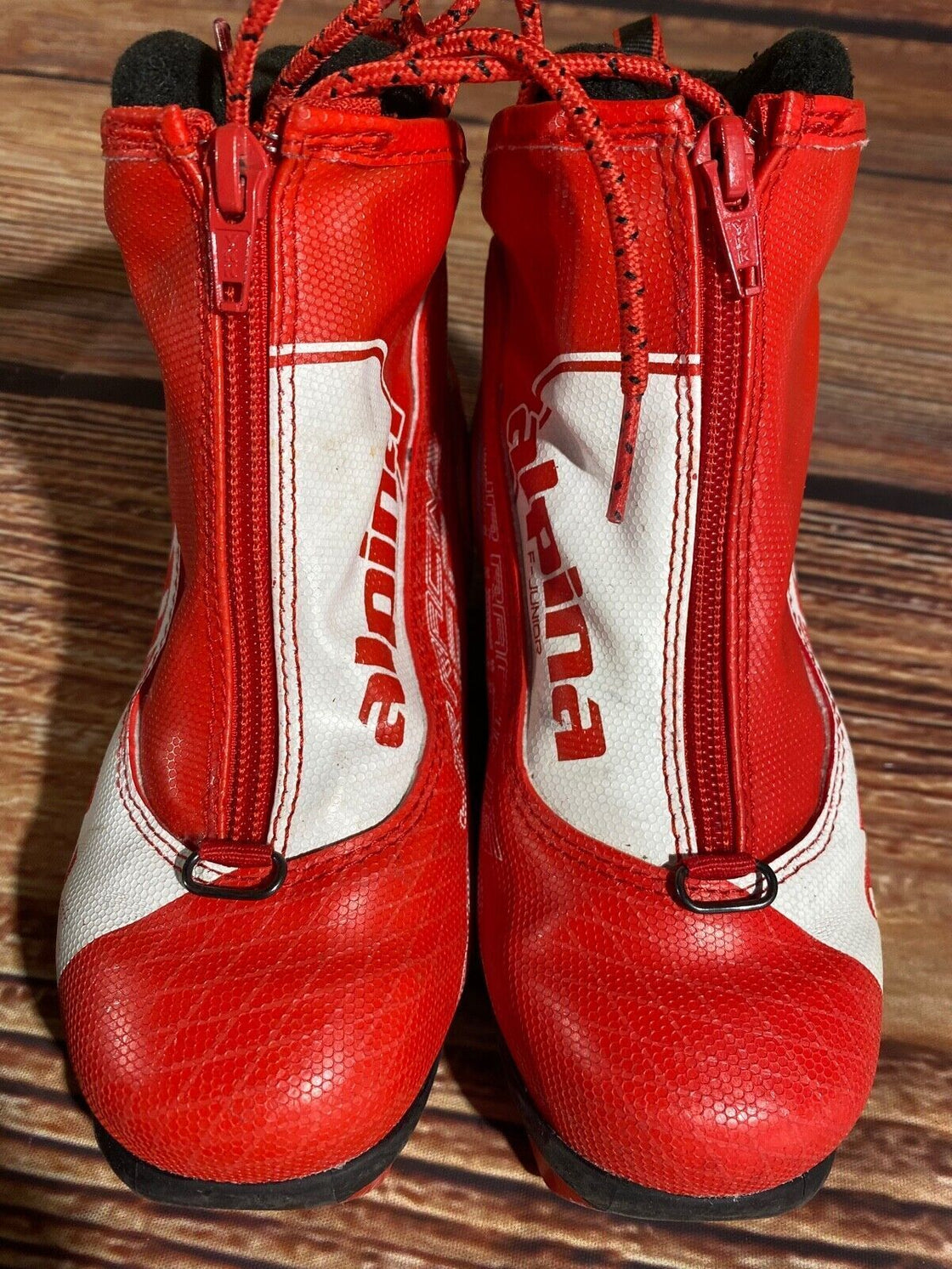 Alpina FCL jr Kids Nordic Cross Country Ski Boots Size EU32 US1.5 NNN A-1251