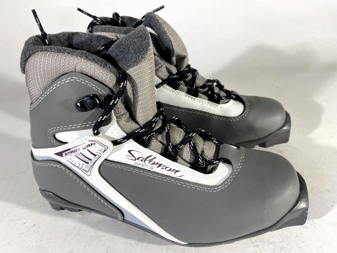 Salomon Siam 5 Nordic Cross Country Ski Boots Size EU38 US6.5 SNS Profil